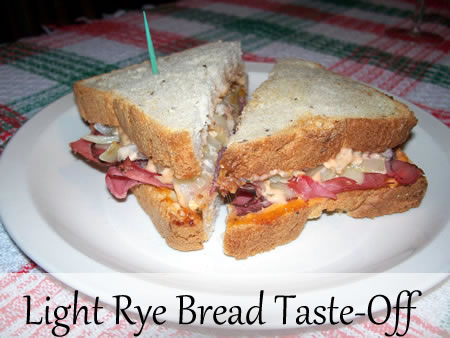 Light Rye Bread Taste-off