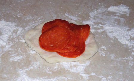 Pepperoni dough