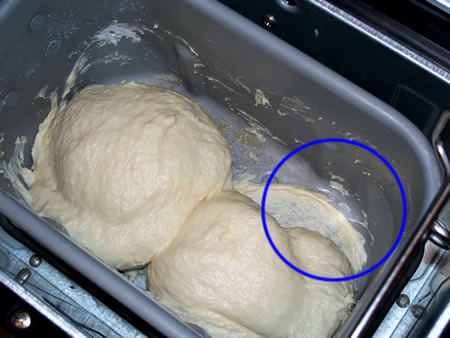 problem dough in the bread machine