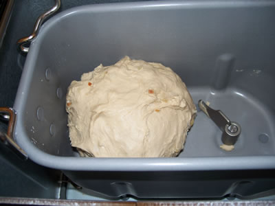 onion bun dough