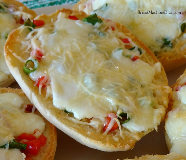 Cheesy Garlic Bread from Hoagie Rolls