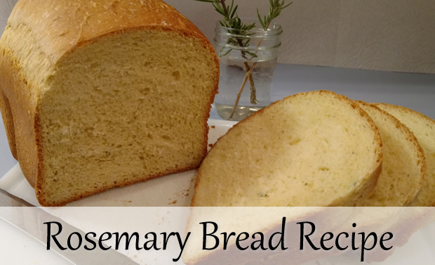 Bread machine rosemary bread