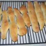 Cooked bread sticks