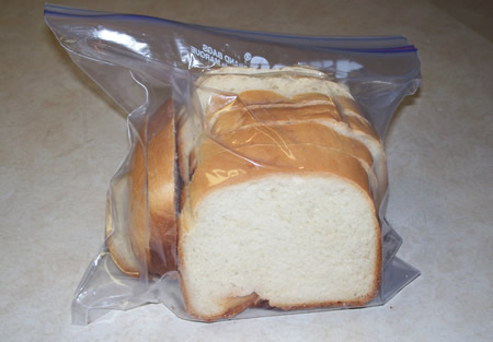 Frozen bread