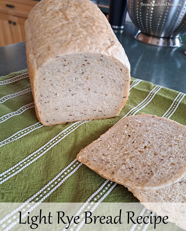 Light Rye Bread Recipe