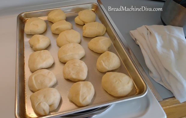 Buttery Buns after Rising