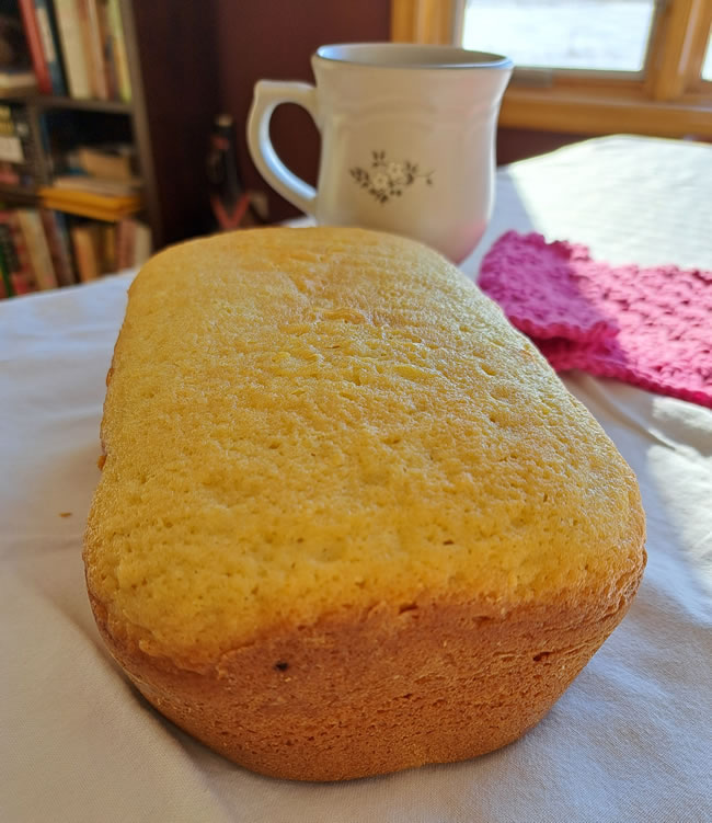 Bread Machine Pound Cake