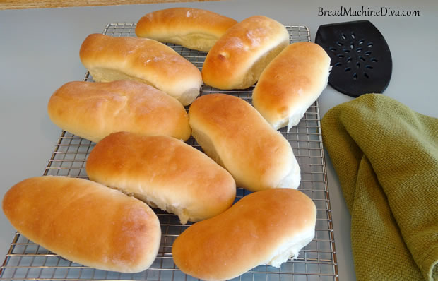 Hot Dog Buns Baked