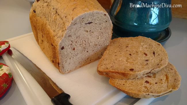 Sliced vegan bread