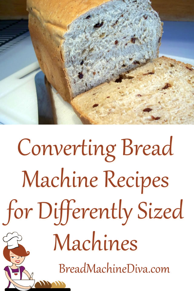 Converting Bread Machine Recipes for Differently Sized Machines