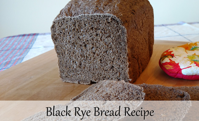 Black Rye Bread  Bread Machine Recipes