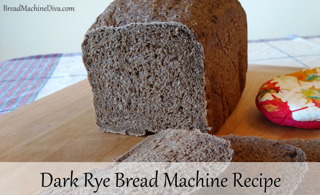 dark rye bread machine recipe