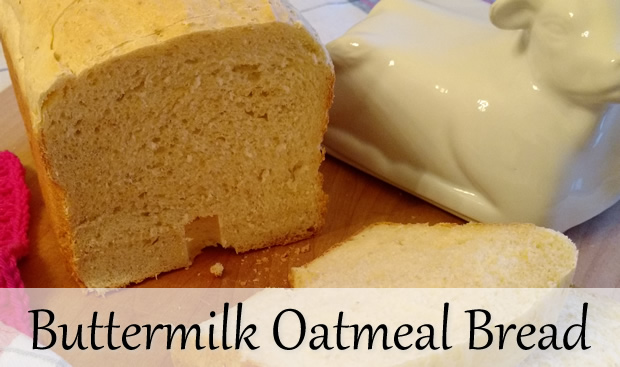Buttermilk Oatmeal Bread Recipe