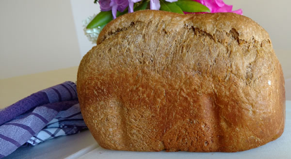 Loaf of Anadama Bread