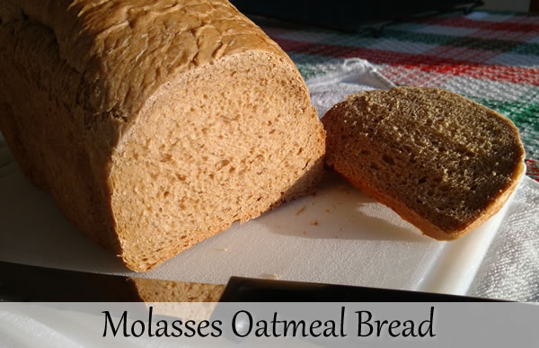 Molasses Oatmeal Bread