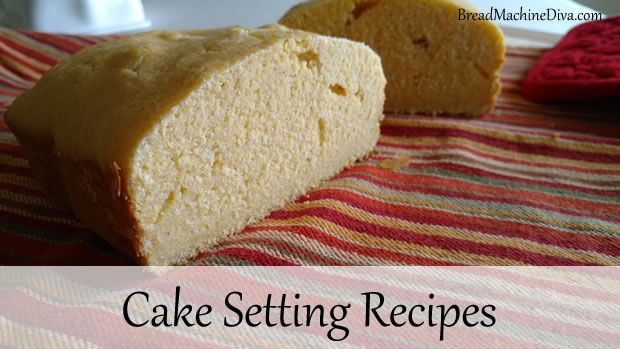 Cake Setting Recipes