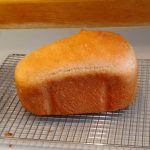 Sour Milk Rye Bread on Cooling Rack