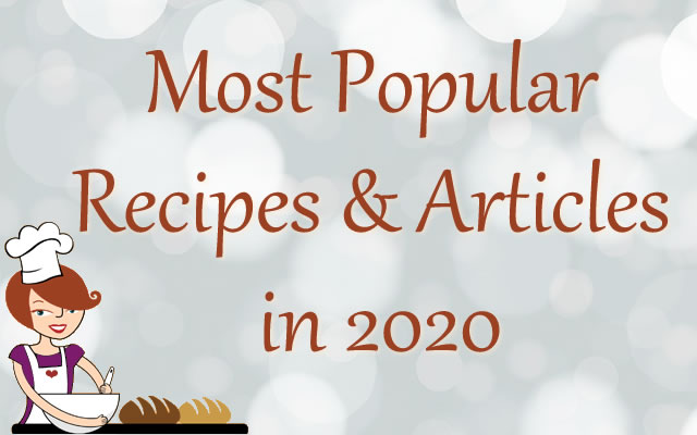 Most Popular Recipes and Tips for 2020