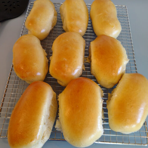 Challah hot dog buns