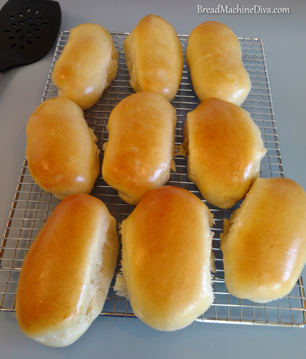 Challah hot dog buns