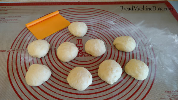 Challah hot dog bun dough