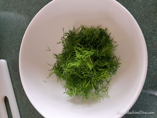 home grown dill