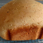 rustic-looking loaf of bread