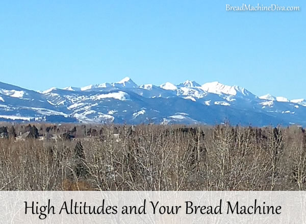 High Altitudes and Your Bread Machine