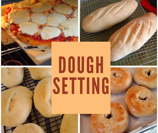 Bread machine dough setting
